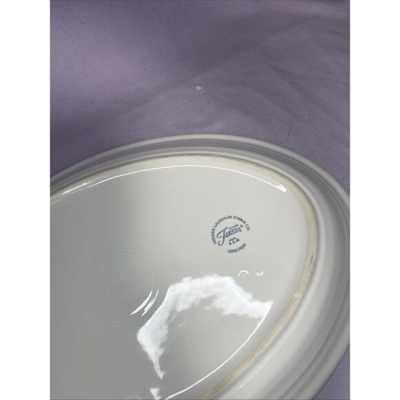 Homer Laughlin Fiesta® Original Ivory Large Oval 13" Platter - Picture 4 of 5